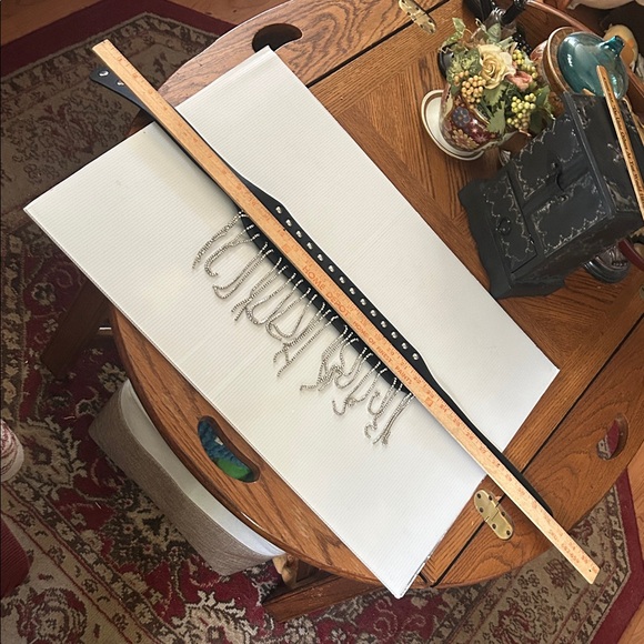 DOLLS KILL Black Studded Fringe Belt - Picture 8 of 8